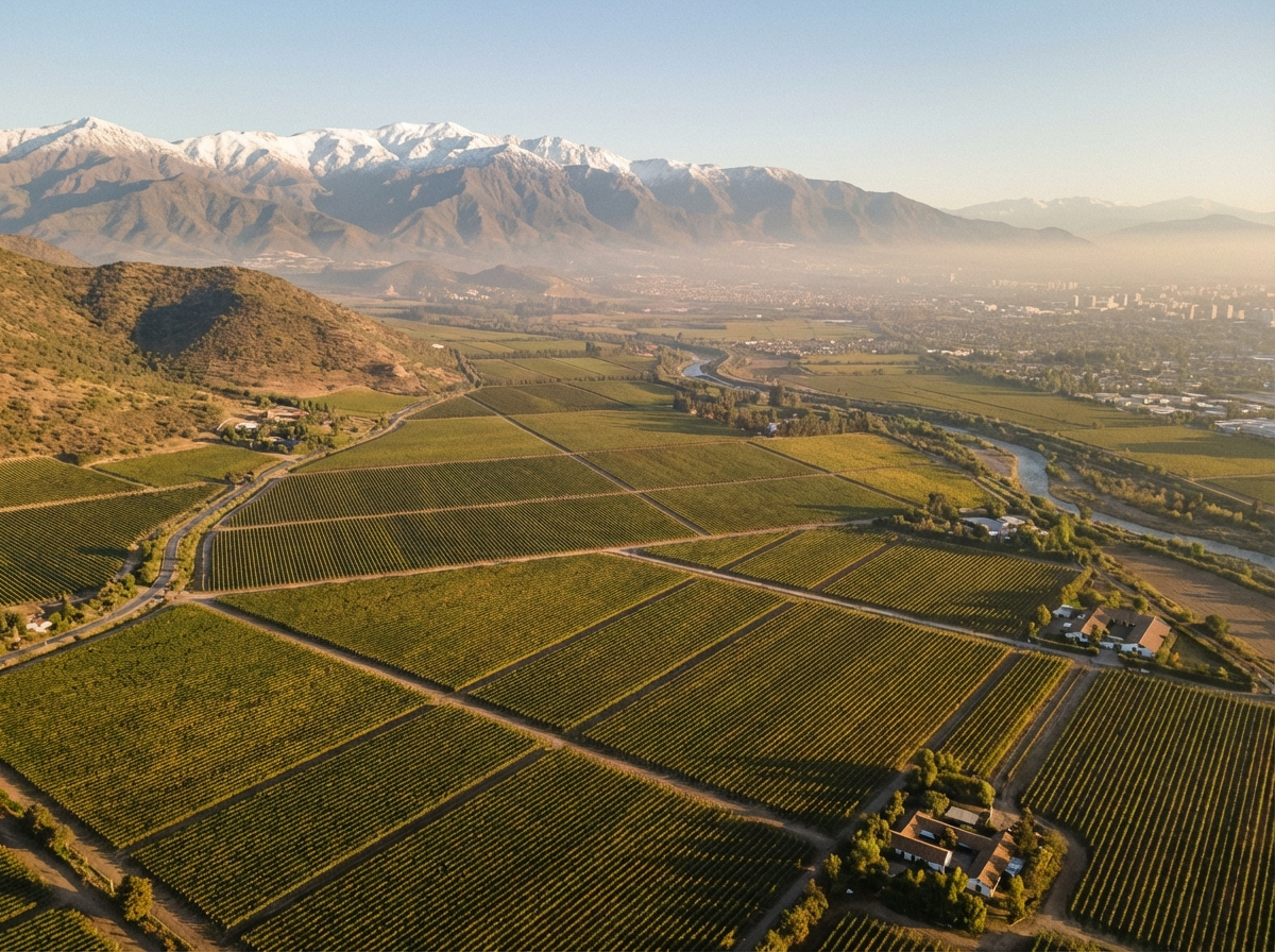 Santiago and Chile wine region